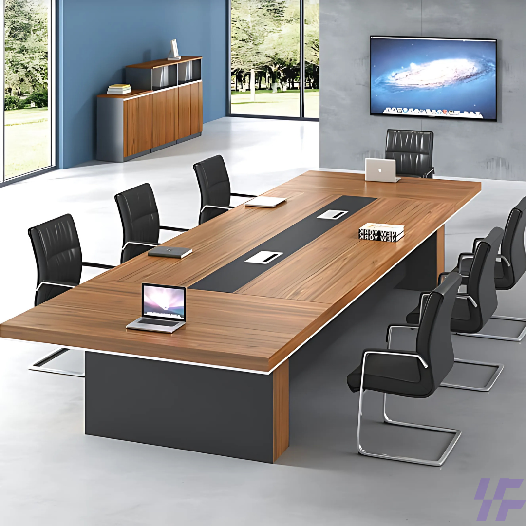Modern 2.4m Boardroom Table - Intercom Furniture