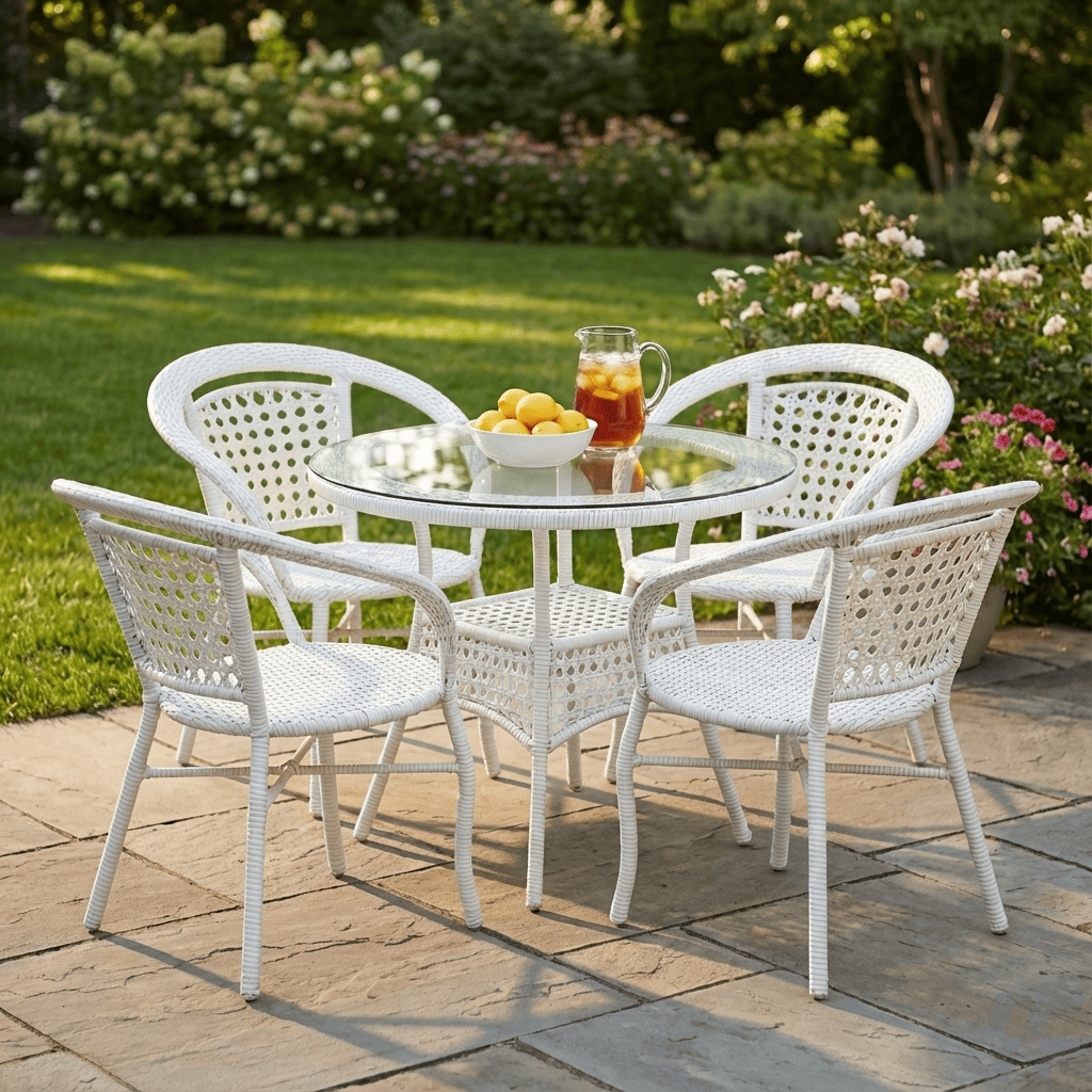 4 Seater Rattan Outdoor Set