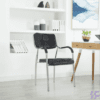 Stackable catalina leather chair
