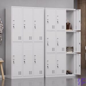 6 compartment filing cabinet with durable lockable storage compartments and spacious design, secure office organization solution for documents, files, and workplace essentials in Kenya.
