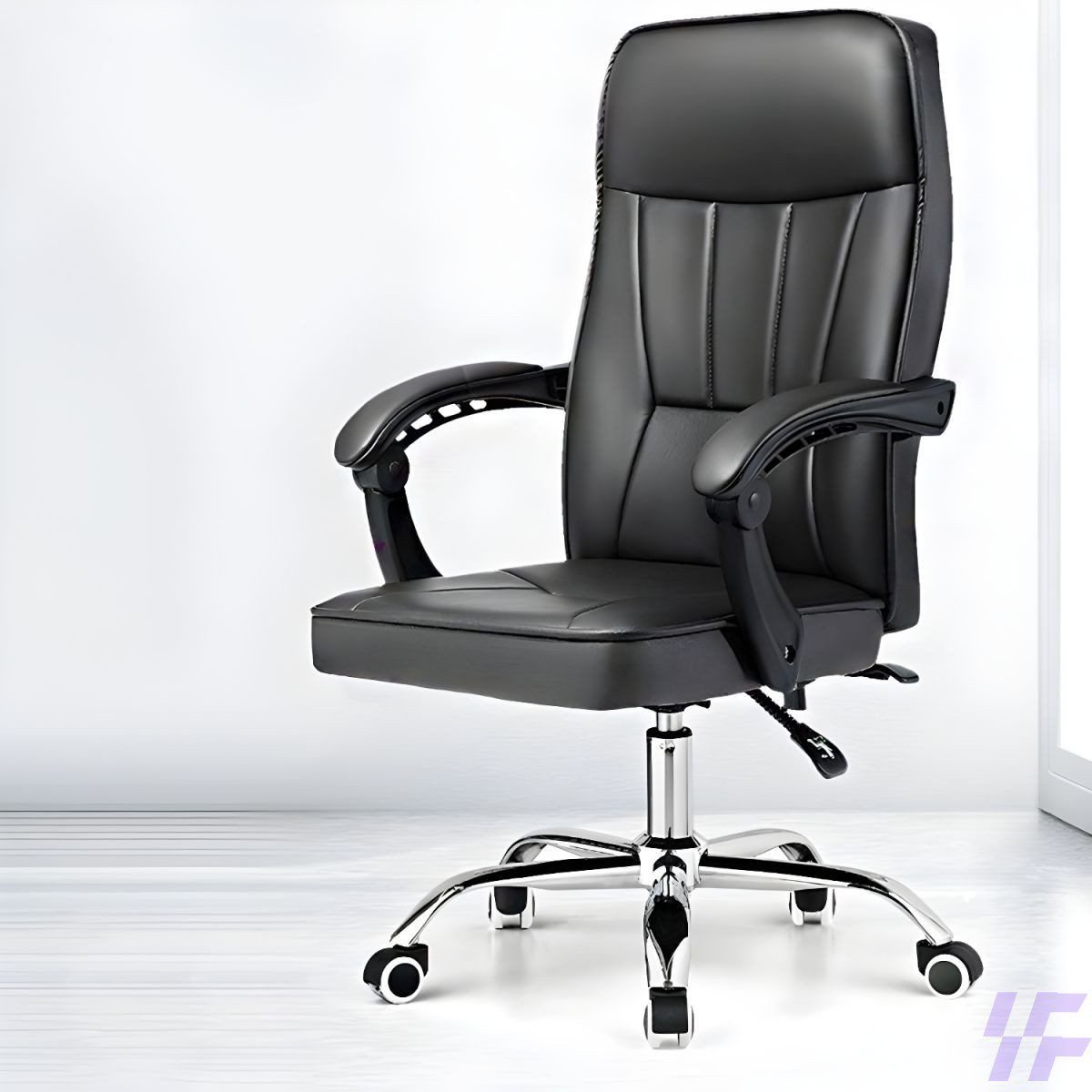Reclining executive office chair with ergonomic high-back design, adjustable recline function, and premium cushioned support, comfortable seating for long working hours in office and home workspaces in Kenya. Reclining executive office chair with ergonomic high-back design, adjustable recline function, and premium cushioned support, comfortable seating for long working hours in office and home workspaces in Kenya.