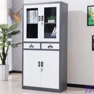 2-door storage filing cabinet with durable lockable steel construction and spacious interior shelving, secure and organized office storage solution for documents and supplies in corporate and home workspaces in Kenya.