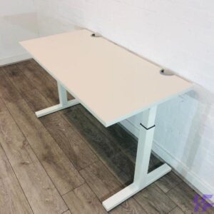 120cm electric adjustable table with motorized height adjustment, spacious durable work surface, and ergonomic sit-stand design, ideal for modern offices and home workspaces in Kenya.