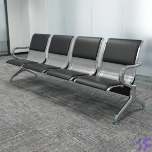 Padded reception waiting bench with comfortable cushioned seating, durable sturdy frame, and modern design, stylish visitor seating solution for office receptions, clinics, and commercial waiting areas in Kenya.