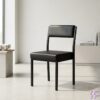 Stackable Leather Visitor Seat