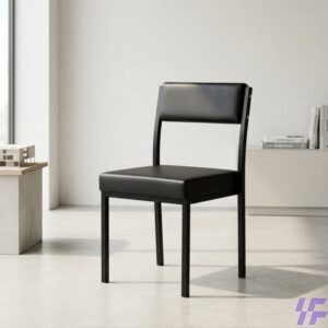 Stackable leather visitor seat with cushioned seating, durable upholstery, and strong lightweight frame, space-saving and comfortable chair ideal for office reception, meeting rooms, and waiting areas in Kenya.