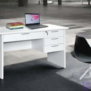 1.2m white study desk with spacious durable tabletop and modern sturdy frame, stylish workstation ideal for studying, home offices, and professional workspaces in Kenya.