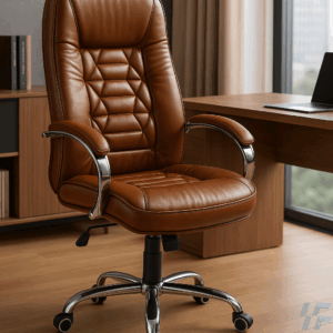 Brown Executive Leather Office Chair