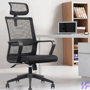 ErgoMax Mesh Executive Office Chair with Adjustable Headrest