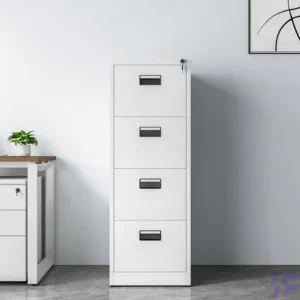 4-Drawer Metallic Filing Cabinet