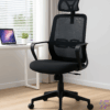 Hawk High Back Office Chair – Ergonomic Mesh Design with Headrest