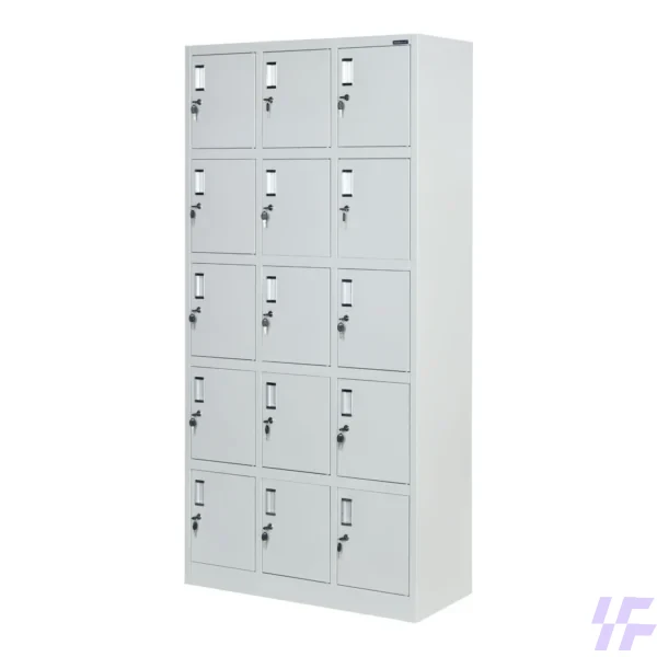 15 Locker Office Steel Cabinet - Intercom Furniture , Locker cabinets
