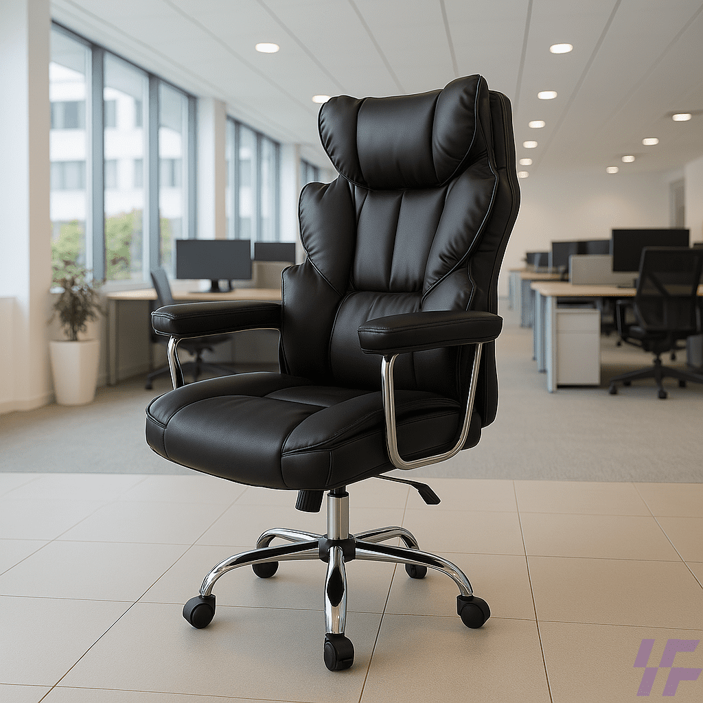 PU Leather Butterfly Office Chair - Intercom Furniture