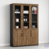 3-Door Wooden Office Cabinet