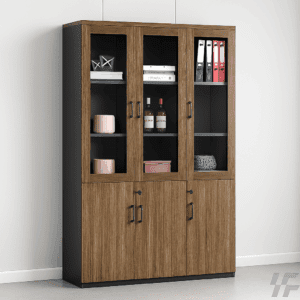 3-Door Wooden Office Cabinet