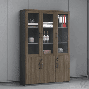 3-Door Wooden Office Cabinet