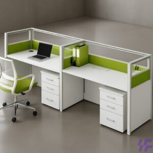 2 Way Modular Straight Workstation