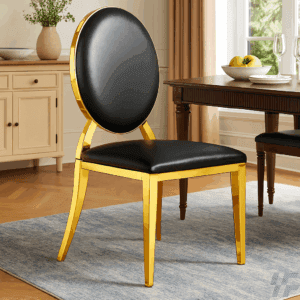 gold framed dining chairs