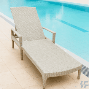 Rattan Outdoor Pool Bed