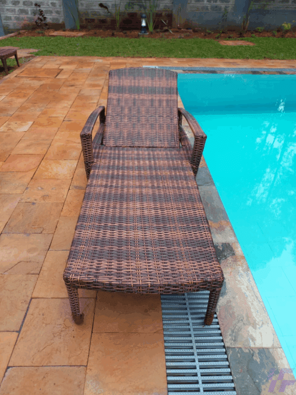 Rattan Outdoor Pool Bed - Intercom Furniture
