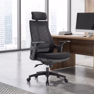Aurora highback office chair with ergonomic design in a modern office