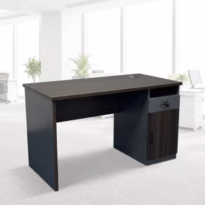 1.4M local office desk with organized workspace in a professional office