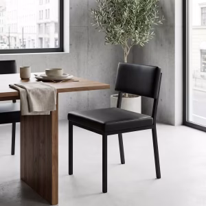 Catalina visitors chair with padded seat and backrest in a modern office reception area