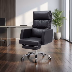 Executive leather office chair for professional offices