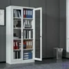 Full-Glass Steel Filing Cabinet