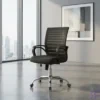 Black Swivel Mesh Office Chair