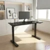 1.2m Black Ergonomic Desk