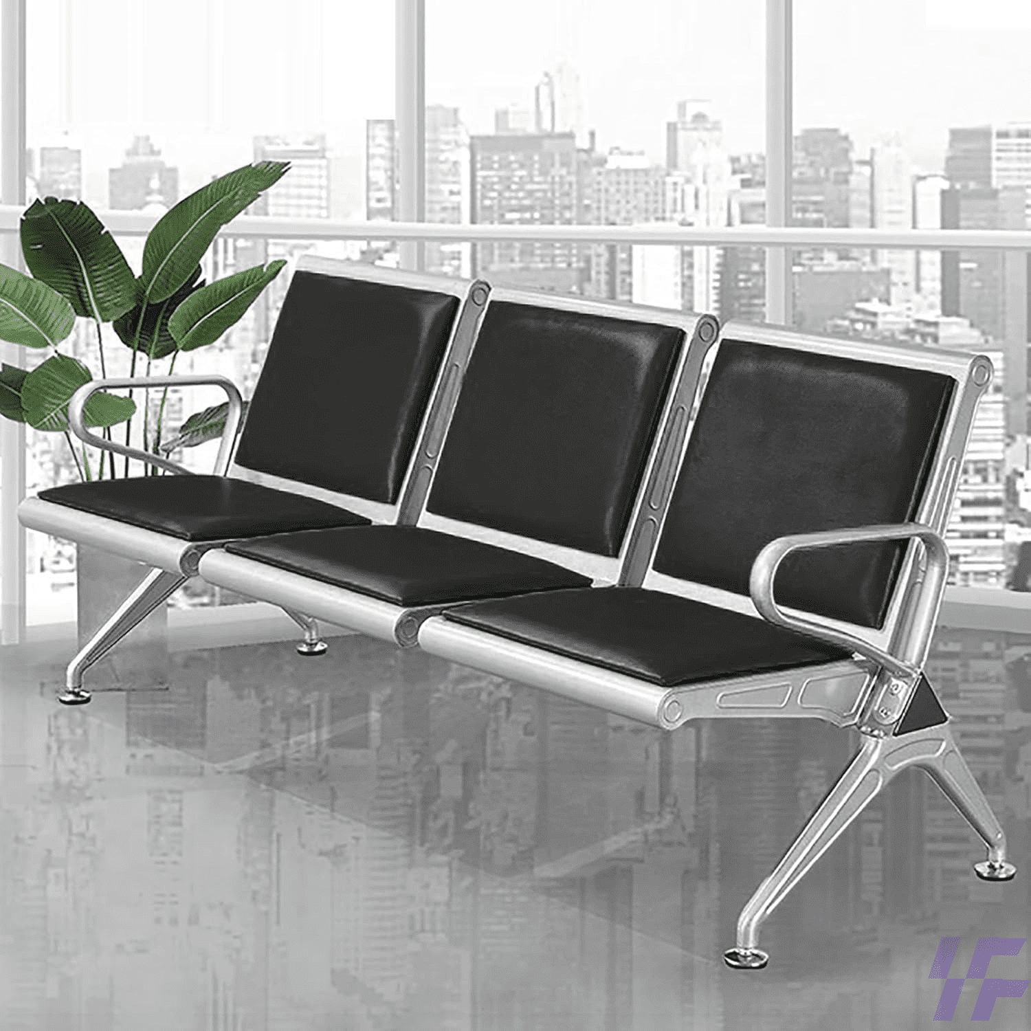 Heavy-Duty Reception Waiting Chair - Intercom Furniture -Furniture Shop ...