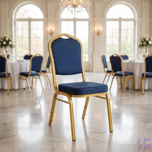 Function Chair Stackable Blue Stackable Blue Event Chairs - Intercom Furniture -Furniture Stores