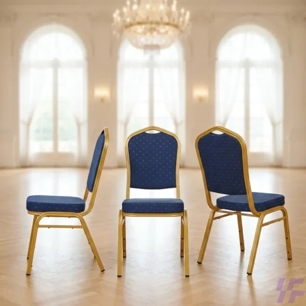 Function Chair Stackable Blue Stackable Blue Event Chairs - Intercom Furniture -Furniture Stores