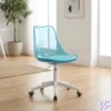 Blue Eames Swivel Chair