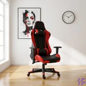 Ergonomic Red Leather Gaming Chair with High-Back Lumbar Support, Adjustable Armrests, and Padded Headrest for Immersive Pro-Gaming and Home Office Comfort Ergonomic Red Leather Gaming Chair with High-Back Lumbar Support, Adjustable Armrests, and Padded Headrest for Immersive Pro-Gaming and Home Office Comfort