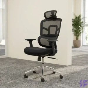 Adjustable orthopedic office chair with ergonomic lumbar support, height and tilt adjustment, and breathable design for superior comfort during long working hours in office and home use in Kenya