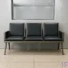 Black Reception Waiting Bench