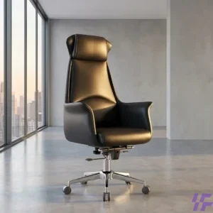 High back executive chair with ergonomic lumbar support, premium cushioning, and adjustable height for superior comfort in office, boardroom, and home workspace use in Kenya