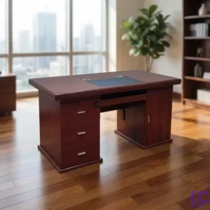 1.4m straight office table with spacious durable desktop and strong modern frame, ideal executive workstation for office, study, and professional workspace use in Kenya