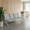 4-Seater Steel Waiting Bench