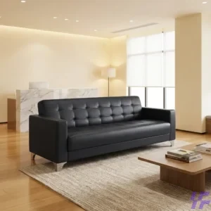 3-seater executive office sofa with premium cushioning, durable upholstery, and sturdy frame, elegant comfortable seating for office reception, lounge, and corporate spaces in Kenya