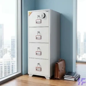 Fireproof office filing cabinet with heavy-duty steel construction and secure lockable drawers, reliable document protection and safe storage solution for offices and businesses in Kenya Fireproof office filing cabinet with heavy-duty steel construction and secure lockable drawers, reliable document protection and safe storage solution for offices and businesses in Kenya