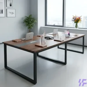2.4m spacious conference table with durable modern tabletop and sturdy frame, ideal large meeting table for boardrooms, corporate offices, and professional discussion spaces in Kenya
