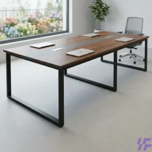 2.4m spacious conference table with durable modern tabletop and sturdy frame, ideal large meeting table for boardrooms, corporate offices, and professional discussion spaces in Kenya
