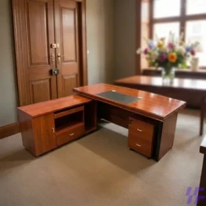 1.80m executive office desk with spacious durable tabletop, integrated storage, and modern professional design, ideal workstation for offices, boardrooms, and executive workspaces in Kenya