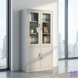 Steel lockable file cabinet with heavy-duty construction and secure multi-drawer storage, durable office organizer for safe document filing and workspace organization in Kenya