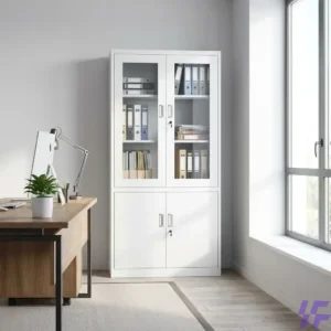 Steel lockable file cabinet with heavy-duty construction and secure multi-drawer storage, durable office organizer for safe document filing and workspace organization in Kenya
