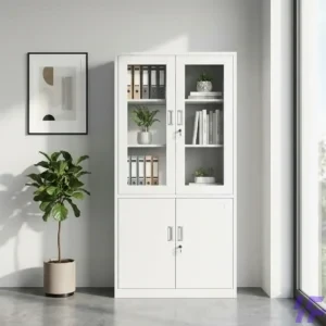 Steel lockable file cabinet with heavy-duty construction and secure multi-drawer storage, durable office organizer for safe document filing and workspace organization in Kenya