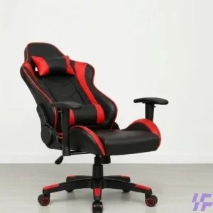 Adjustable red gaming chair with ergonomic high-back design, lumbar support, reclining function, and padded cushioning for comfortable gaming, office, and study use in Kenya